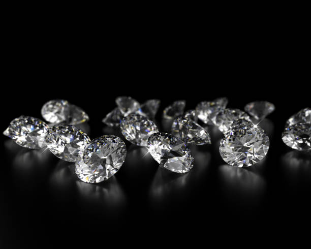 Cut diamond detail